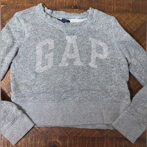 8 Gap Kids gray pink sweatshirt